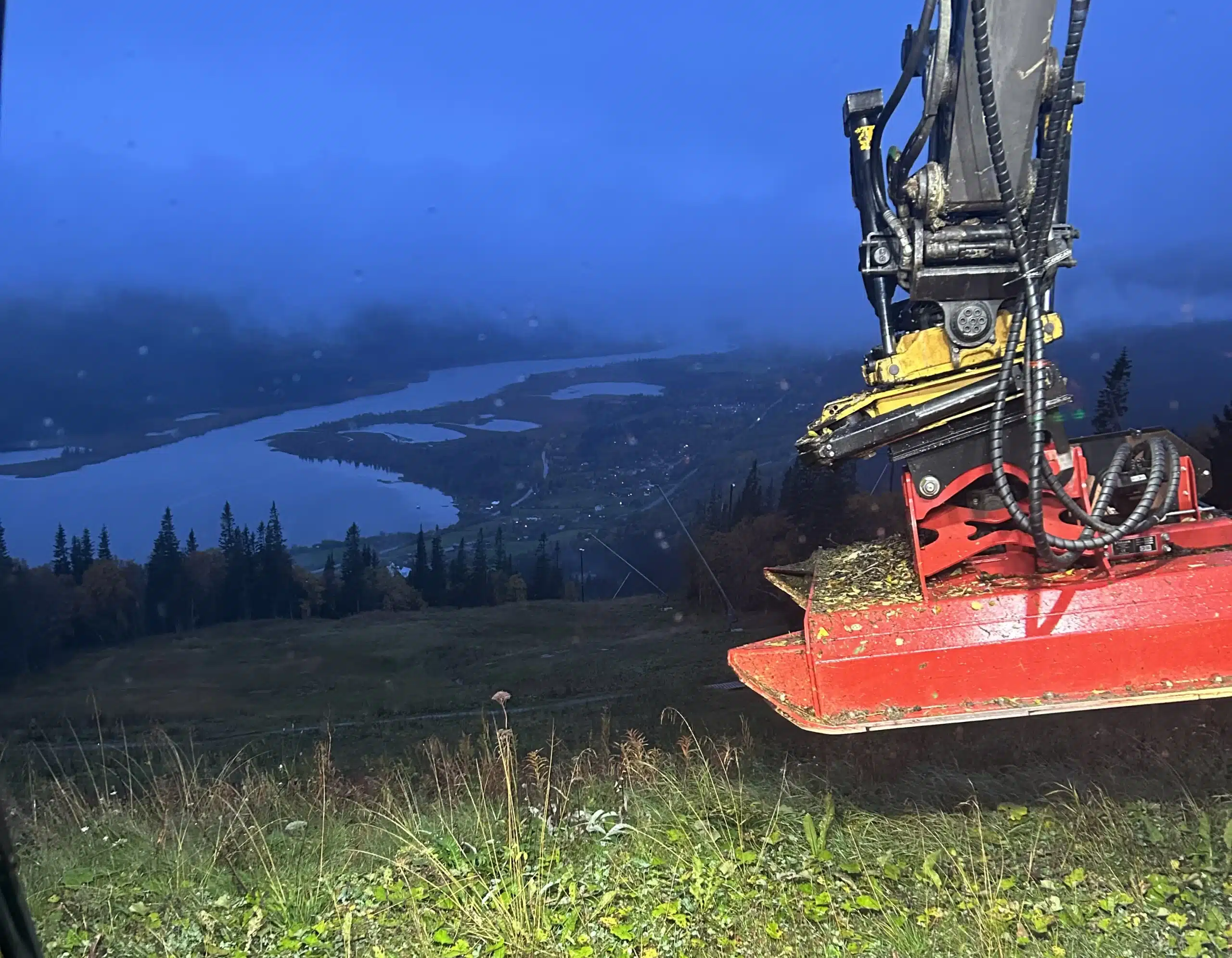 klippaggregat för slyröjning och dikesklippning