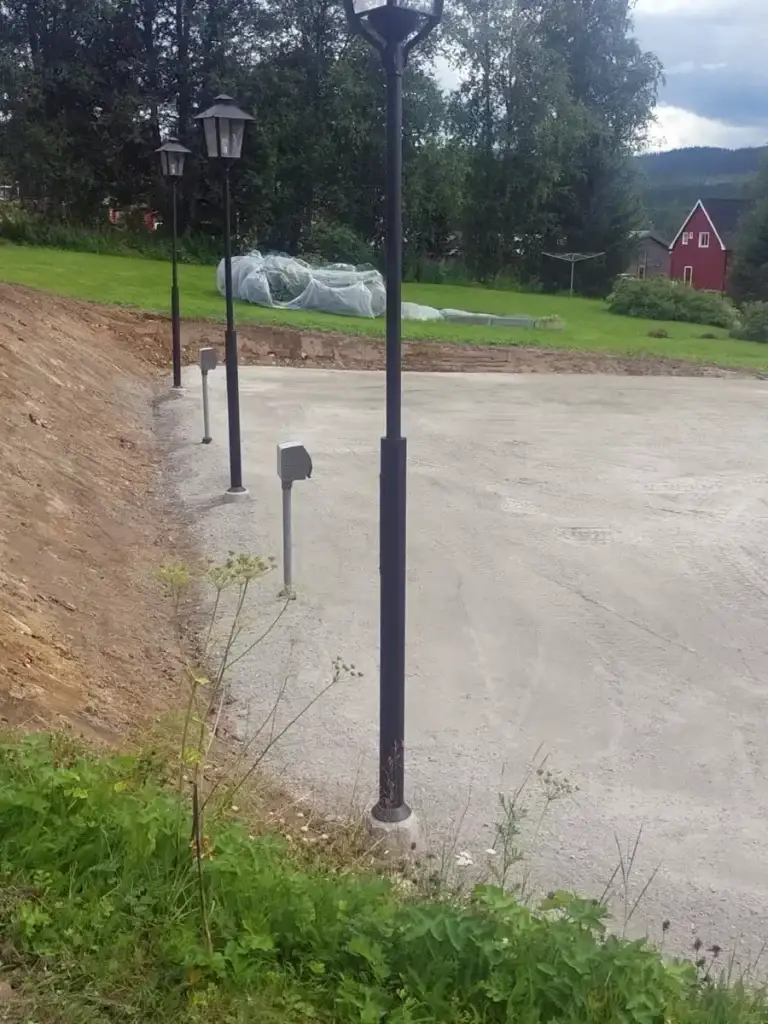 Marplanering för parkering i Duved