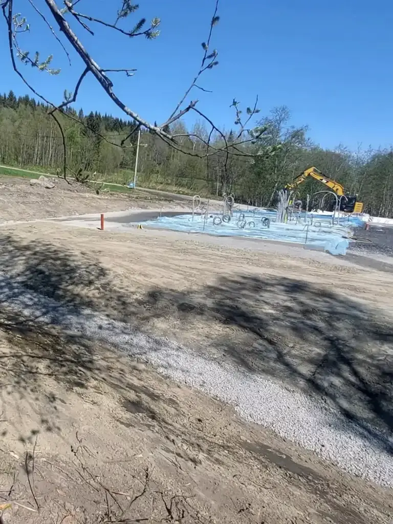 Markarbete och husgrund i Undersåker